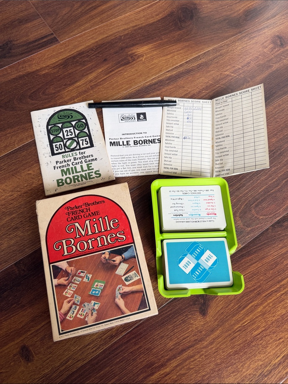Parker Brothers Mille Bornes Card Game MCM 1960s